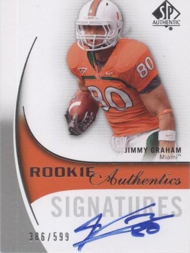 2010 SP Authentic Jimmy Graham #171