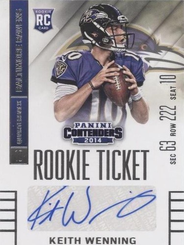 2014 Panini Contenders Keith Wenning #147