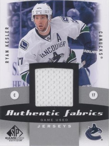 2010-11 SP Game Used Edition - Ryan Kesler #AF-RK
