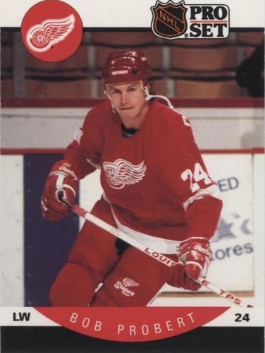 1990-91 Pro Set - Bob Probert #76