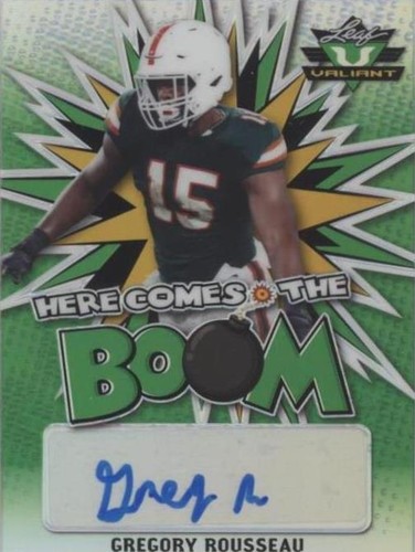 2021 Leaf Valiant Greg Rousseau #HCB-GR1