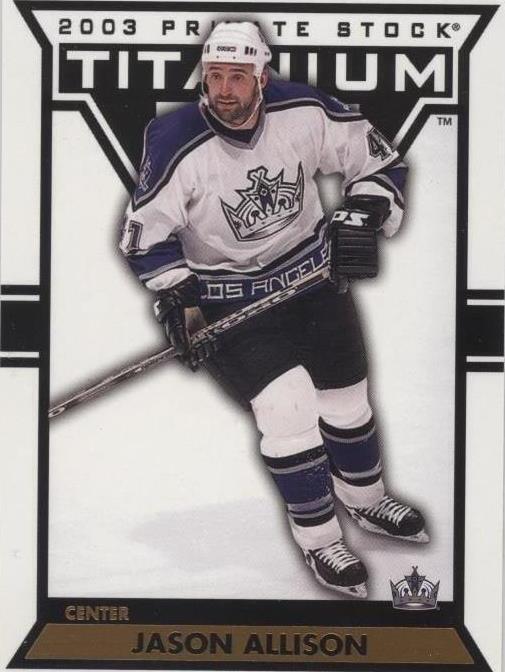 2002-03 Pacific Private Stock Titanium - Jason Allison #48