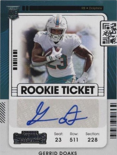 2021 Panini Contenders Gerrid Doaks #255