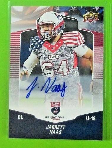 2018 Upper Deck USA Football Jarrett Naas #67