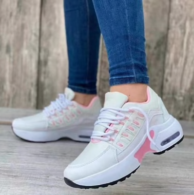 Basket compensée blanche femme hot sale