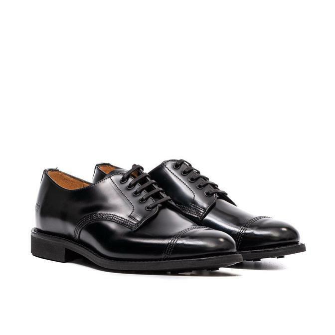 靴 W/BOX 80s officer shoes by Sanders Sanders】MILITRAY OFFICER SHOES BLACK – Blue Beach Denim