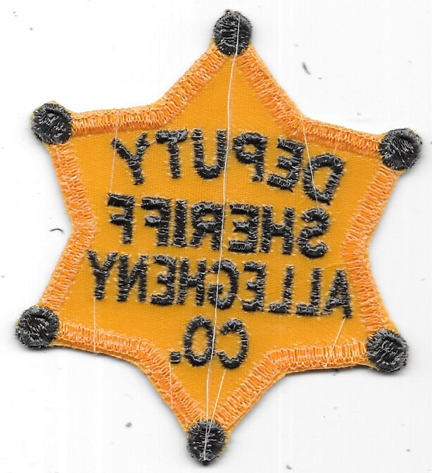 LAW ENFORCEMENT PATCH: DEPUTY SHERIFF ALLEGHENY CO. - MEASURES 3