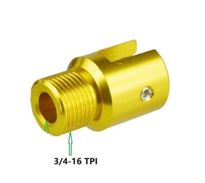 Black,Blue,Gold,Silver 3/4''x16(0.75''x16) Thread Slip on Adapter For Ruger 1022