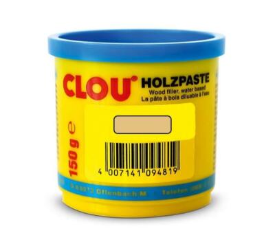 Clou Holzpaste Natur zum Reparieren und Auskitten von Holzschäden 150 g