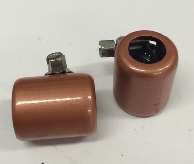 2 NAMZ COPPER HOSE CLAMPS 1/4'' 5/16'' fuel gas oil chopper bobber cafe hot rod