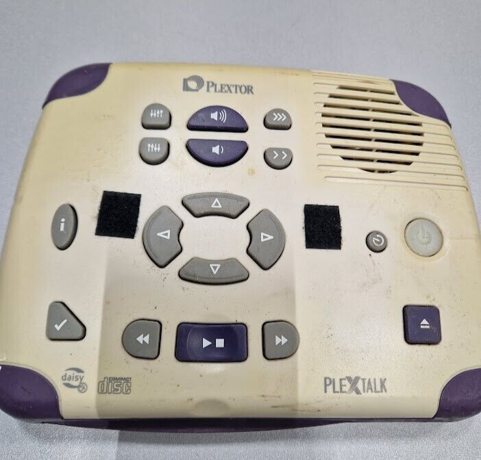 Plextor Plextalk PTN1 Daisy CD Player Book Reader Not Plextor Plextalk PTN1 Daisy CD Player Book Reader Not