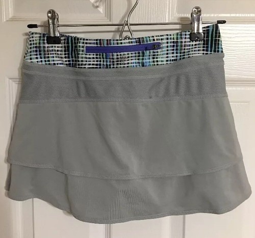 Athleta Girl Crazy Big Skirt Skort Gray Size XL (14)