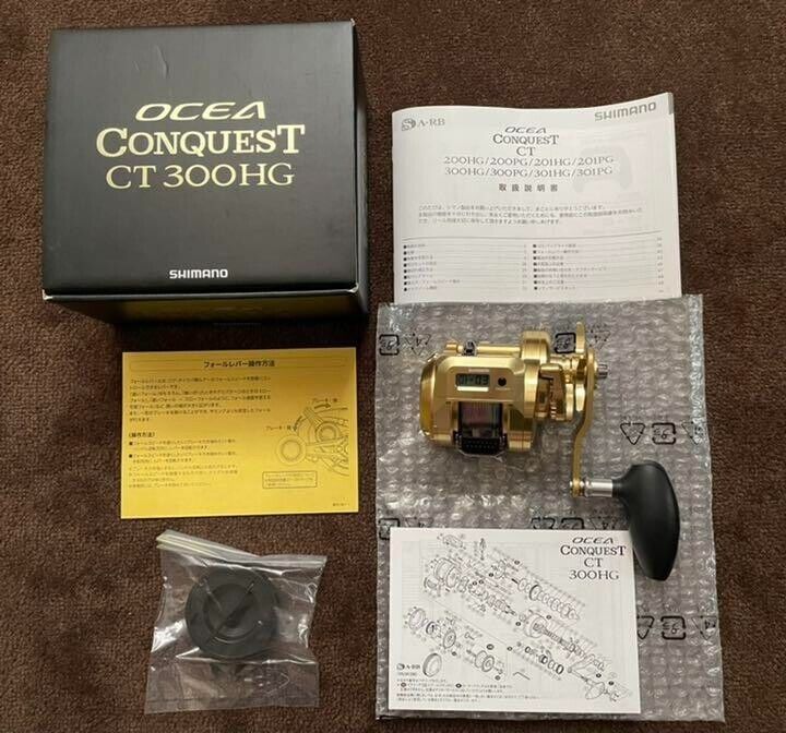 Shimano 18 OCEA CONQUEST CT 300HG Right 6.2 Casting Reel New