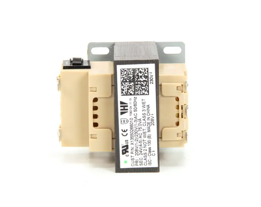 Trane X13550266010 Transformer Pri. 208/230V Sec. 24V, 75VA Trane X13550266010 Transformer Pri. 208/230V Sec. 24V, 75VA