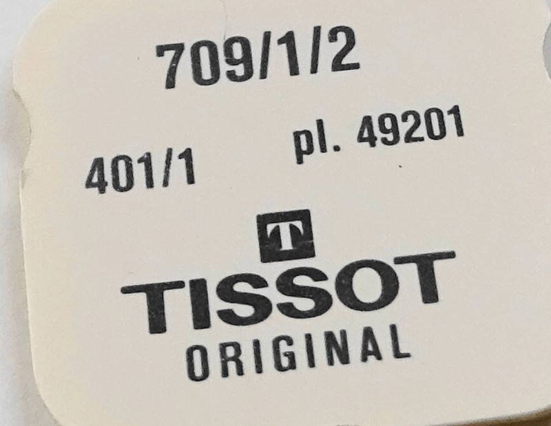 Montre Tissot 709/1/2 Tige Remontoir Pl.49201