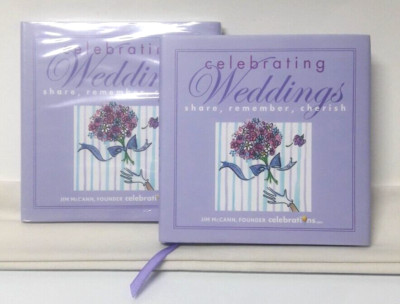 CELEBRATING WEDDINGS: Share, Remember, Cherish, SMALL HB w/Jacket NEW - 2 Copies