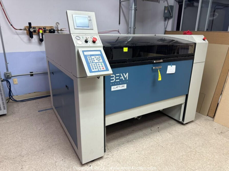 Beam Dynamics LMC 5000 Industrial Laser Cutter with Polyscience Recirculator