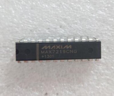 5PCS Maxim Integrated circuit MAX7219CNG, controller 64 leds, dip-24,