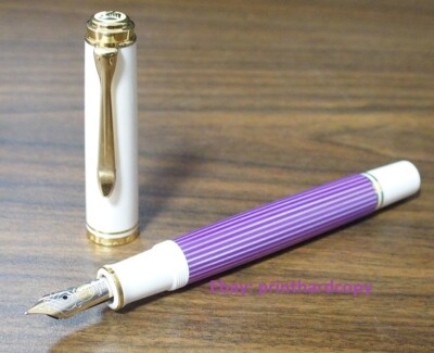 Pelikan万年筆M600 Violet-White 14c F News: M600 Violet-White - The Pelikan's Perch The Pelikan's
