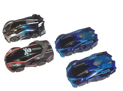 Anki Overdrive Lot of 4 Cars Guardian (2) Ground Shock Skull Cars - UNTESTED
