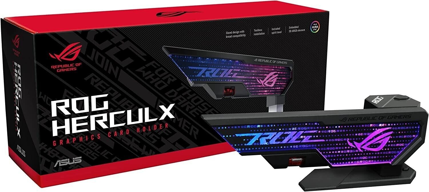 Asus Rog HerculX Graphics Card Holder XH01 | eBay Asus Rog HerculX Graphics Card Holder XH01 | eBay