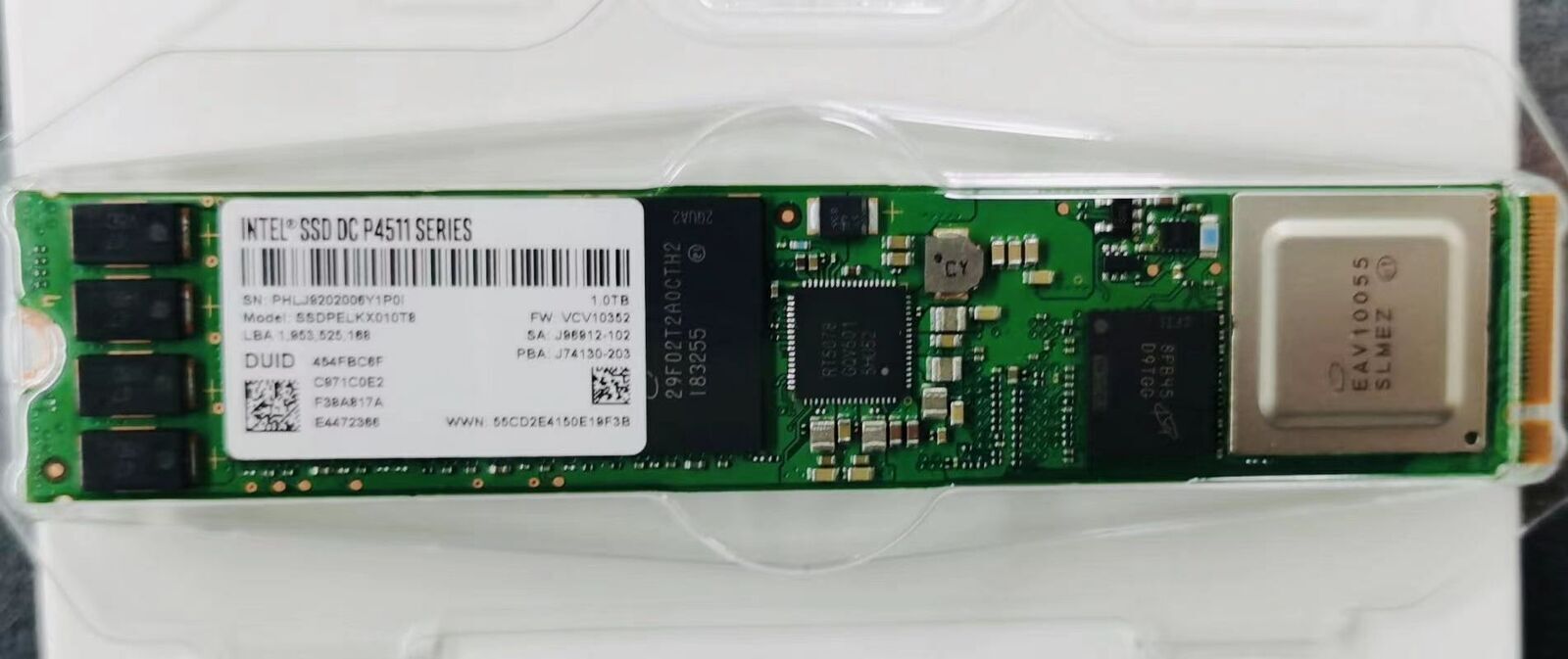内蔵型SSD Intel SSD DC P4511 SERIES 1TB M.2 22110 INTEL SSD DC P4511 Series 1TB 22*110 NVME 3.1X4