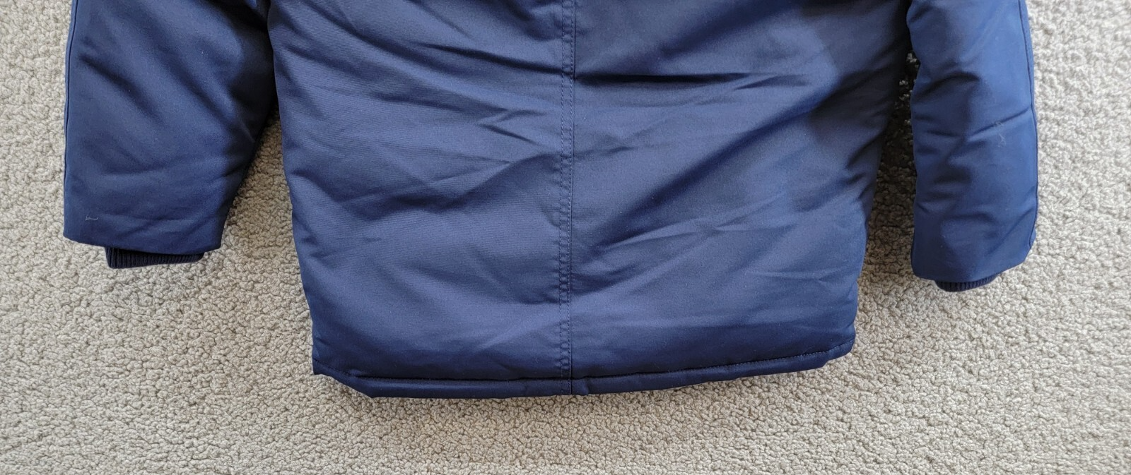 Polo Ralph Lauren Artificial-fur-Trim Down Parka Jacket Boys 5 Newport Navy Snap - Picture 13 of 18