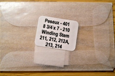 PESEUX Ebauches SA Swiss Watch Replacement Part #401 - 8 3/4 - 210 WINDING STEM