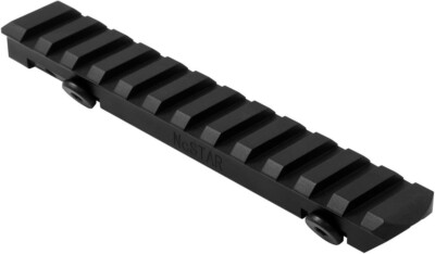 Ruger Mini 14 Picatinny Rail Mount-Black-Gen 2, Model:Mrubv2, 1.63''D X 0.84''W
