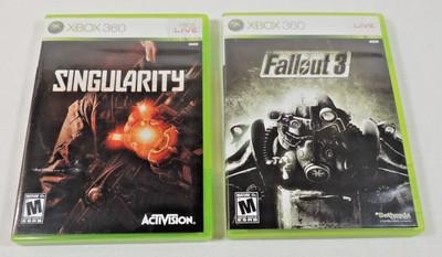 Xbox 360 Game Lot: Singularity and Fallout 3 both CIB