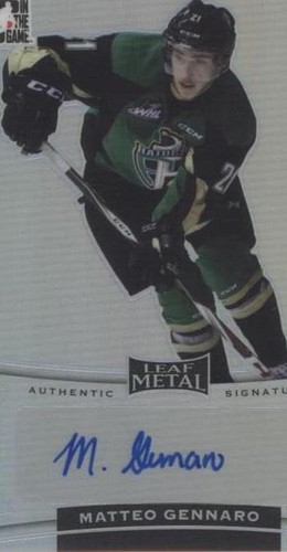 2014-15 In The Game Leaf Metal - Matteo Gennaro #BA-MG1