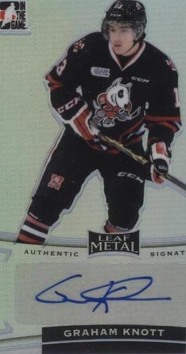 2014-15 In The Game Leaf Metal - Graham Knott #BA-GK1