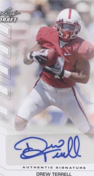 2013 Leaf Draft Drew Terrell #BA-DT3