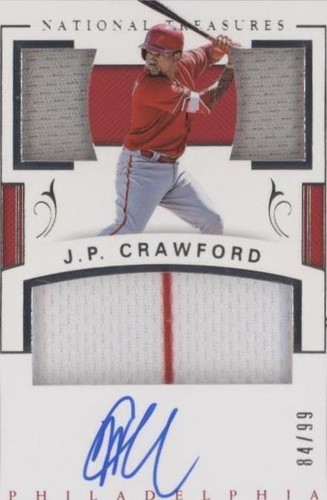 2018 Panini National Treasures - J.P. Crawford #PCS-JC
