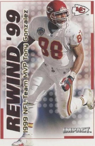 2000 Skybox Impact Tony Gonzalez #15 RN