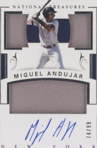 2018 Panini National Treasures - Miguel Andujar #PCS-MA