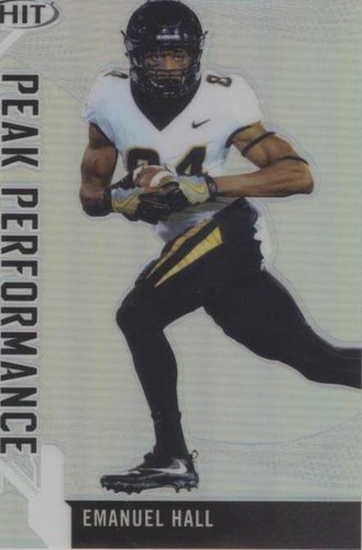 2019 Sage Hit Premier Draft Emanuel Hall #PK-EH