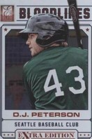 2013 Panini Elite Extra Edition - D.J. Peterson Dustin Peterson #2