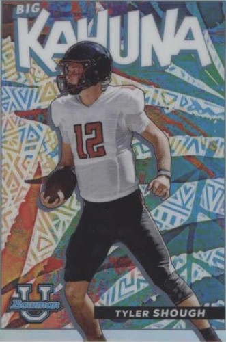 2021-22 Bowman University Tyler Shough #TBK-13