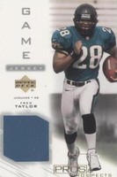 2001 Upper Deck Pros & Prospects Fred Taylor #FT-J