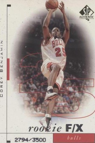 1998-99 SP Authentic - Corey Benjamin #116