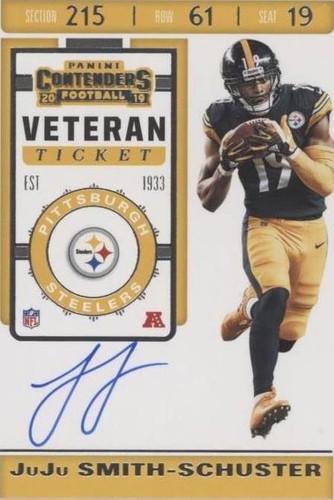 2019 Panini Contenders JuJu Smith-Schuster #VT-JU