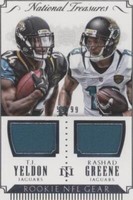 2015 Panini National Treasures Rashad Greene T. J. Yeldon #RNGC-YH