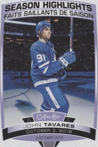 2019-20 O-Pee-Chee - John Tavares #591