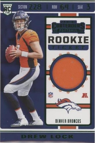 2019 Panini Contenders Drew Lock #RTS-4