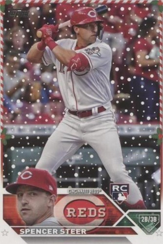 2023 Topps Holiday - Spencer Steer #H125