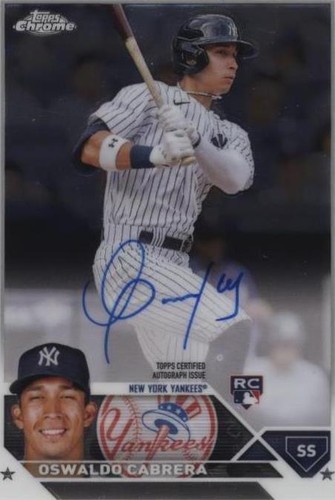 2023 Topps Chrome Update Series - Oswaldo Cabrera #RA-OCA