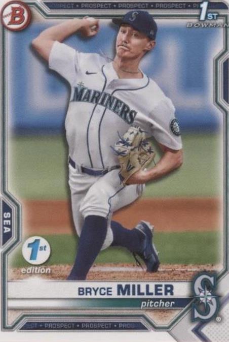 2021 Bowman Draft 1st Edition - Bryce Miller #BD-64