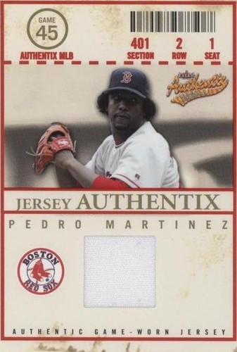 2005 Fleer Authentix - Pedro Martinez #JA-PM