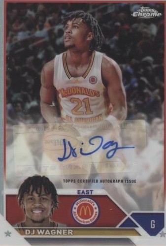 2023 Topps Chrome McDonald's All American - Dj Wagner #CA-DW